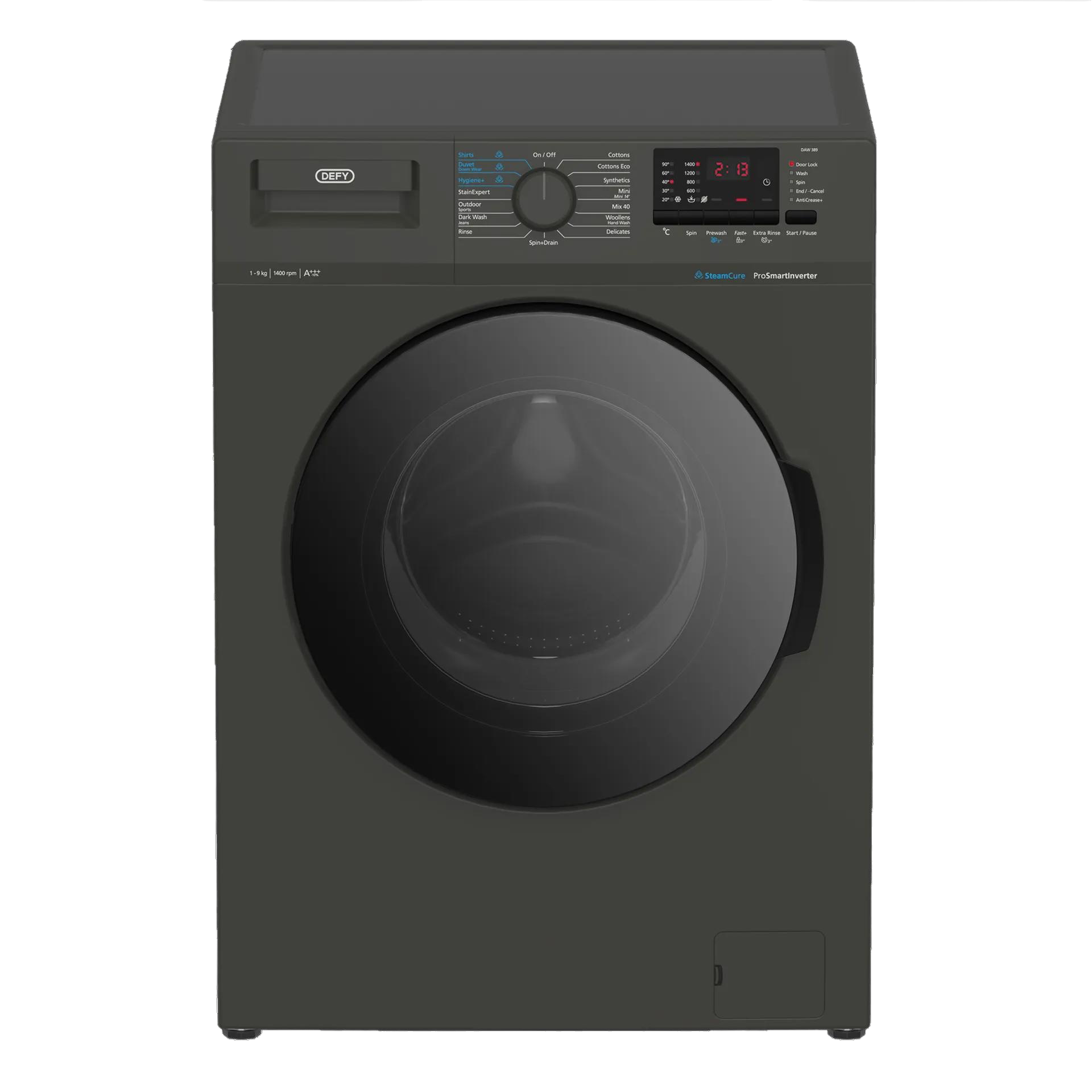 Defy 9kg SteamCure Front Load Washer DAW389 - Zambia