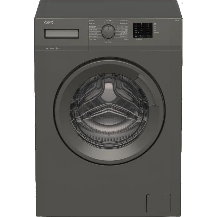 Defy 6kg Grey Front Loader Washing Machine A+++ DAW392  - Zambia