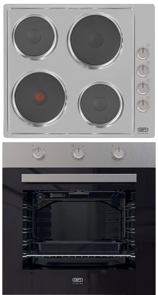 Defy DCB849E Slimline Oven and Hob Box Set