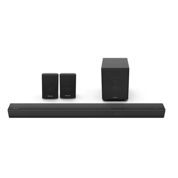 Hisense Home Theatre 7.1.2 ch Dolby Atmos with Wireless 8" Subwoofer + Wifi Function, 570W Output Power, 4K HDR Pass Thru, Powerful Bass U5120GW+ - Zambia