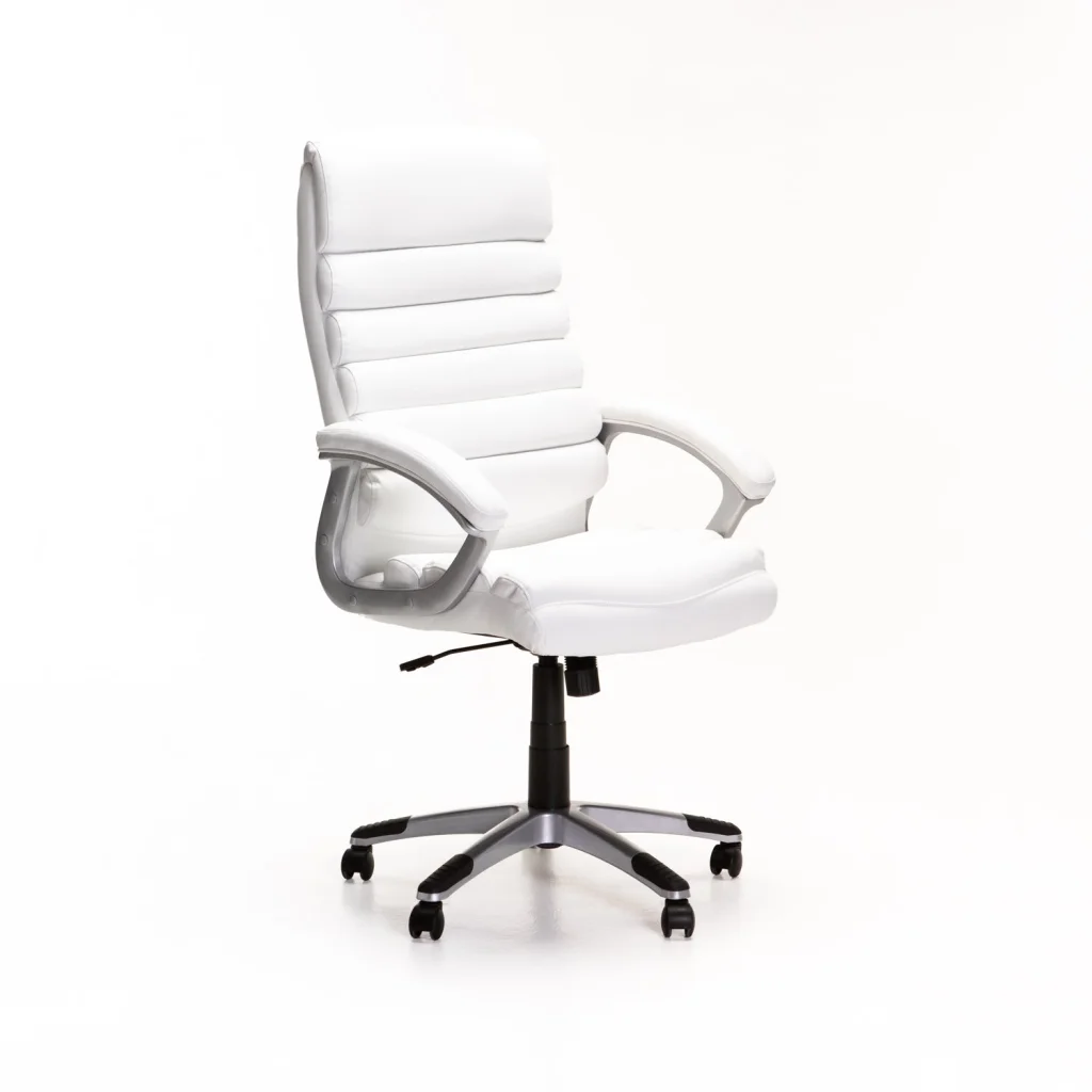 LUXURY EXECUTIVE HIBACK OFFICE CHAIR CM113 - White