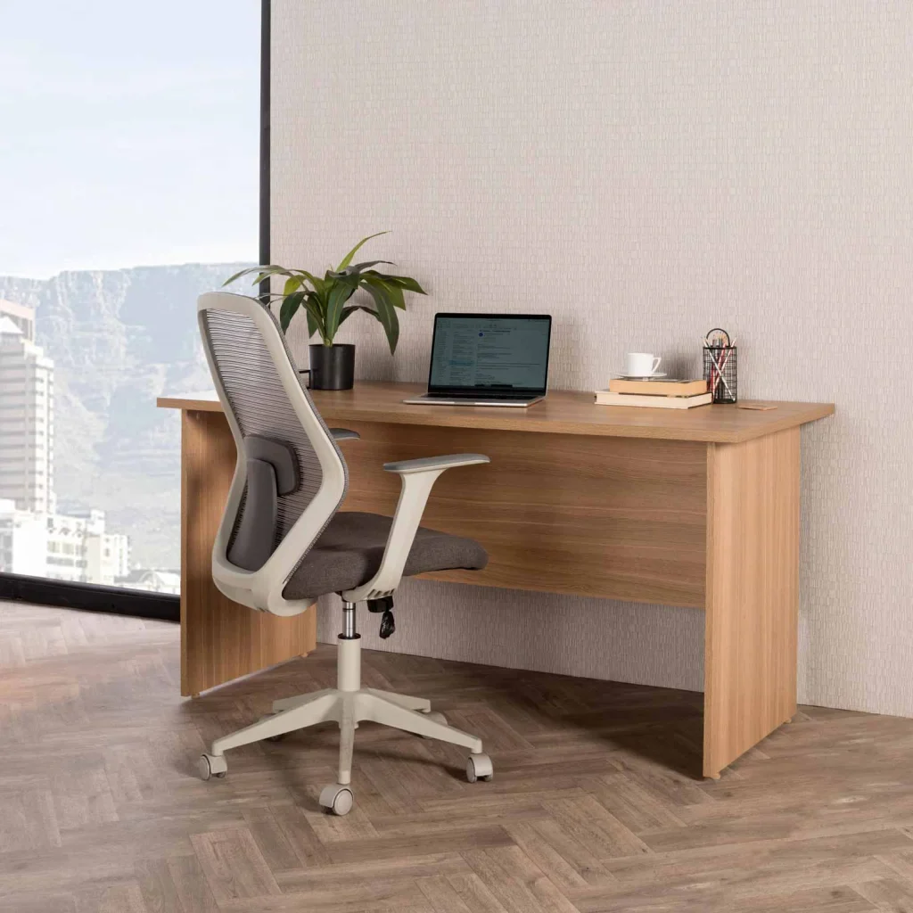 ERGONOMIC MIDBACK OFFICE CHAIR 349M - GREY