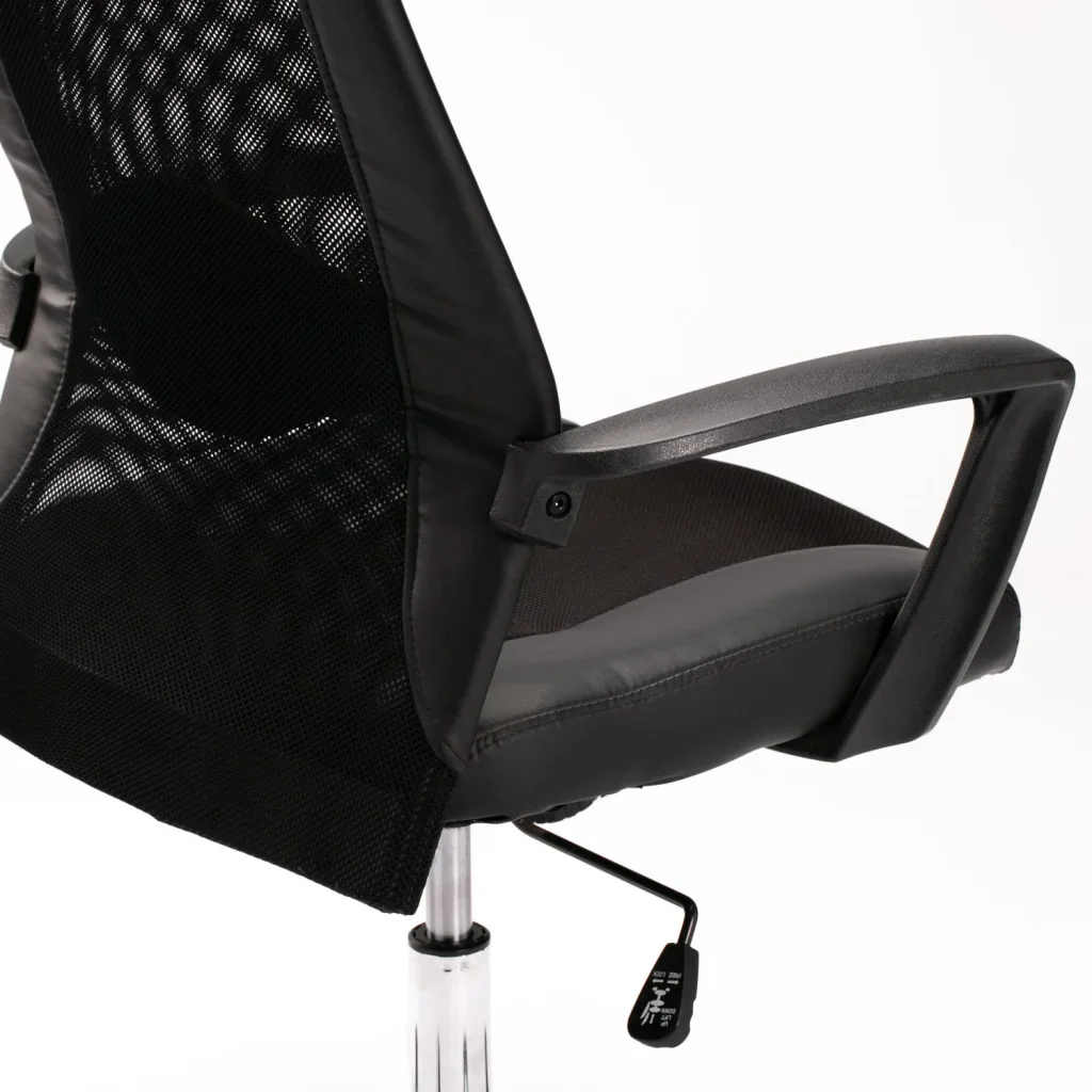 EXEC HIBACK OFFICE CHAIR W-156 CHROME BASE