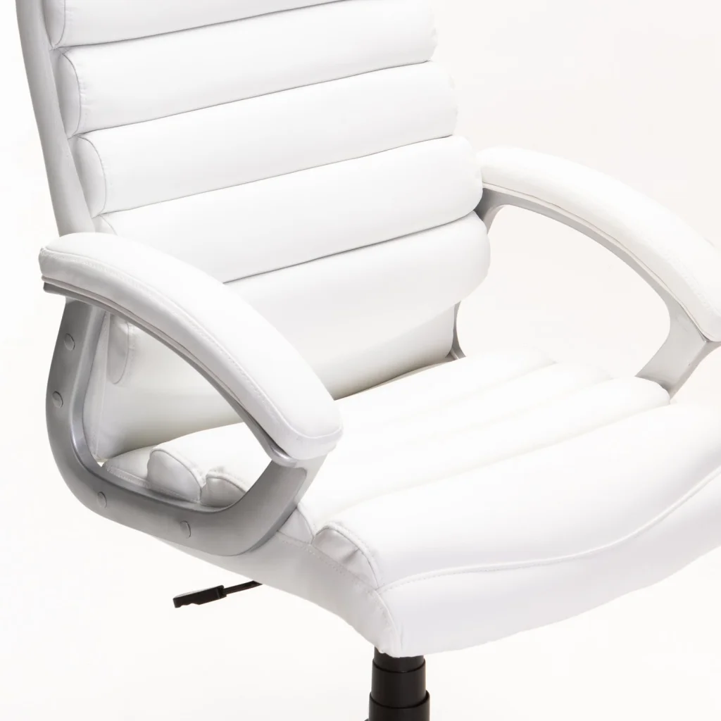 LUXURY EXECUTIVE HIBACK OFFICE CHAIR CM113 - White