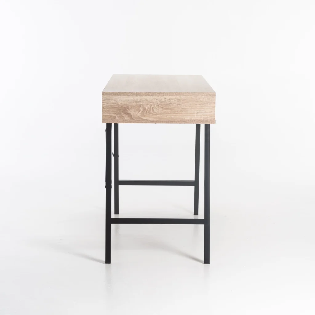 LUCA 120cm DESK - Oak/Black