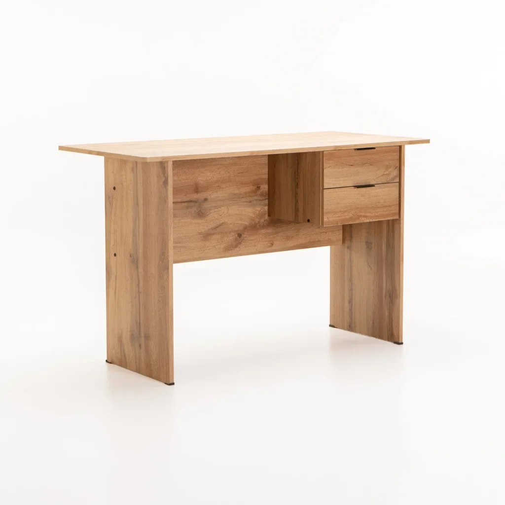 SOHO 120cm 2 DRAWER DESK - Wild Oak