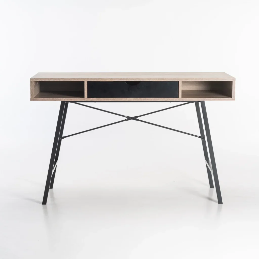 LUCA 120cm DESK - Oak/Black