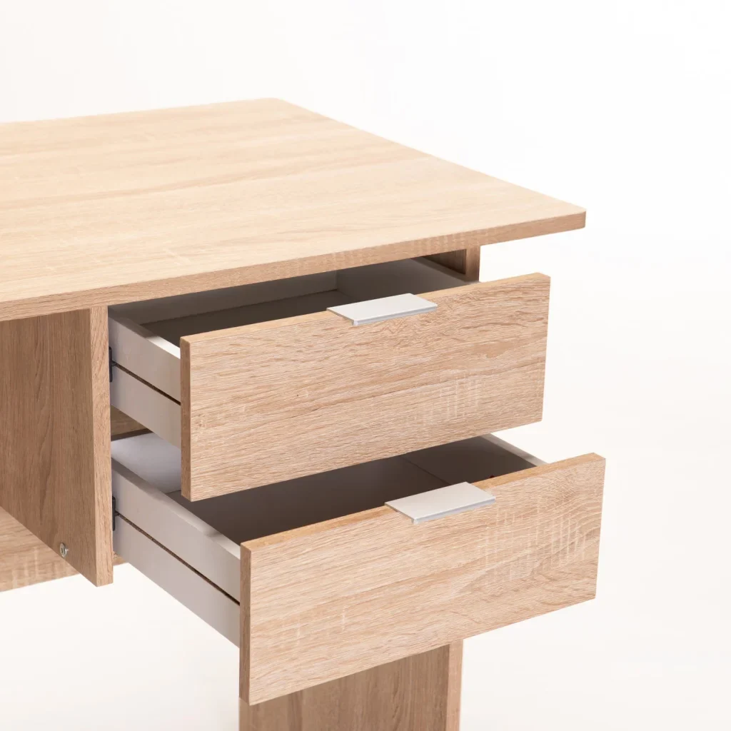 SOHO 120cm 2 DRAWER DESK - Light Oak