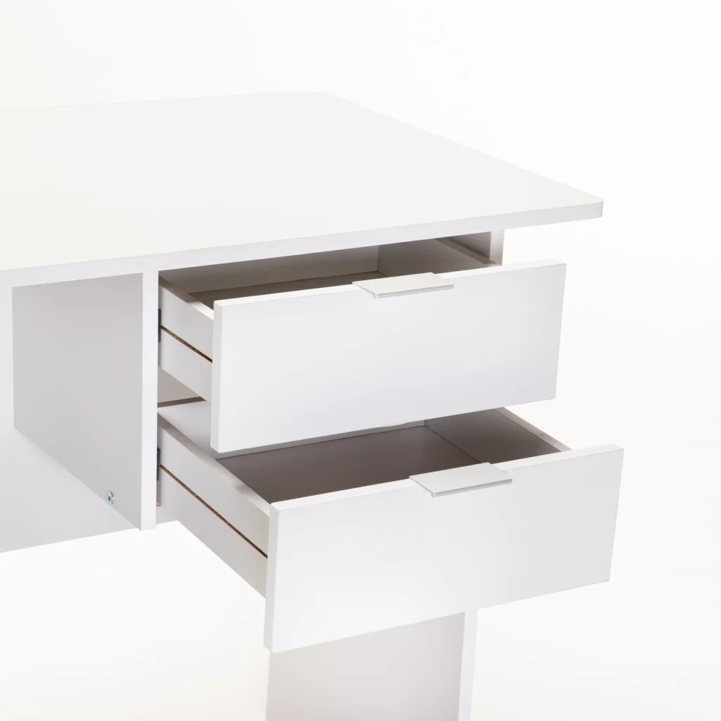 SOHO 120cm 2 DRAWER DESK - White