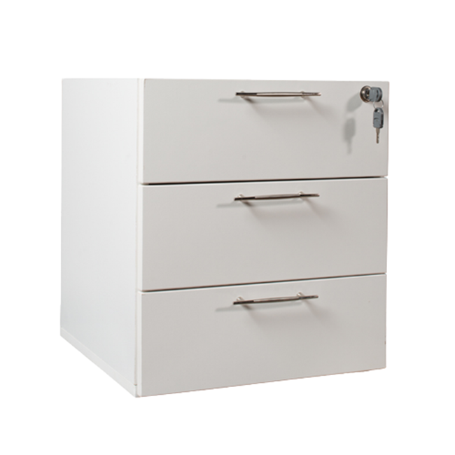 AXA 3 DRAWER UNIT FOR DESKS - White