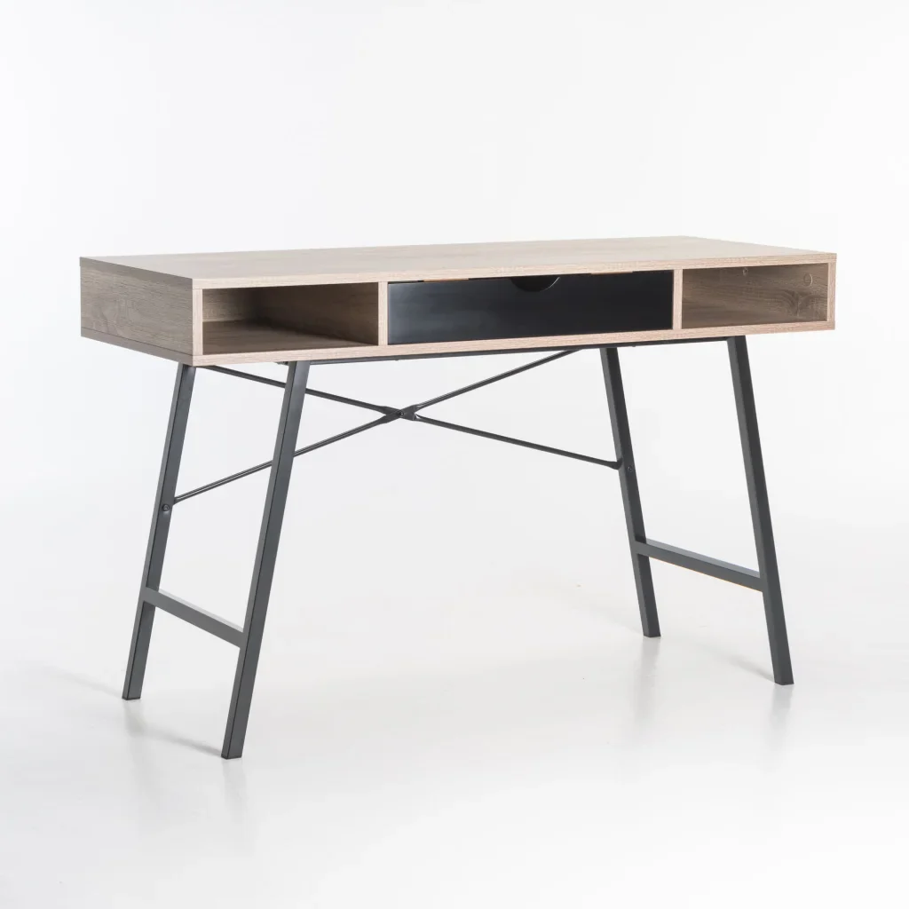 LUCA 120cm DESK - Oak/Black
