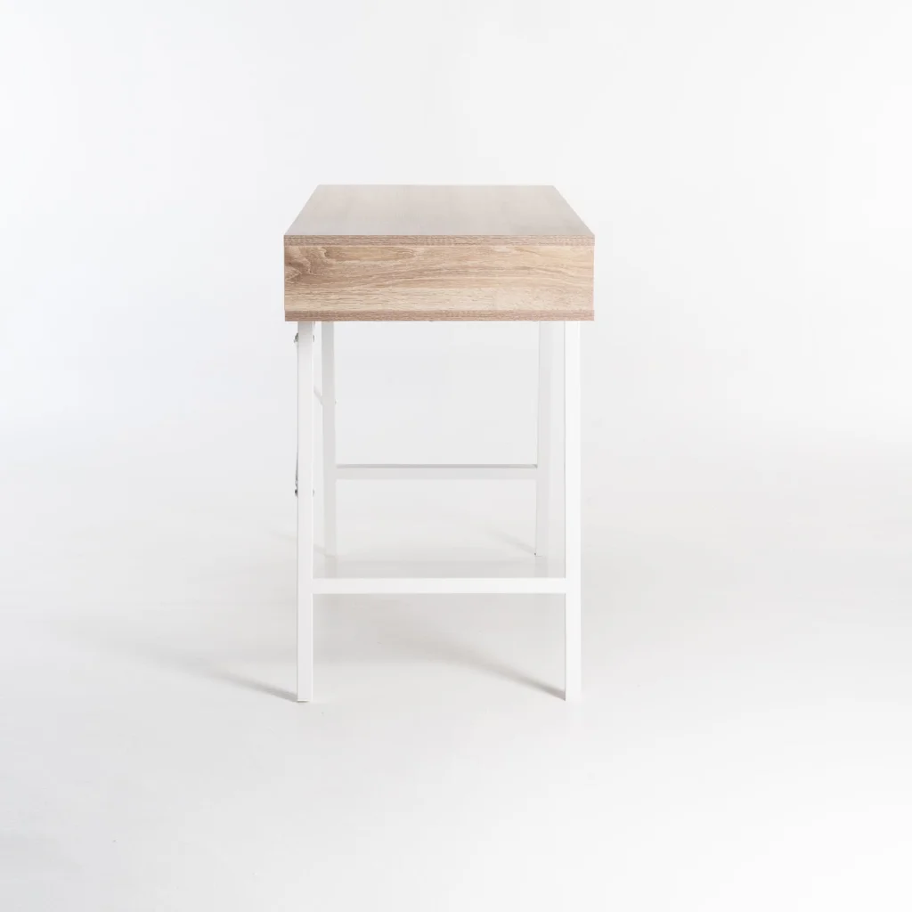 LUCA 120cm DESK - Oak/White