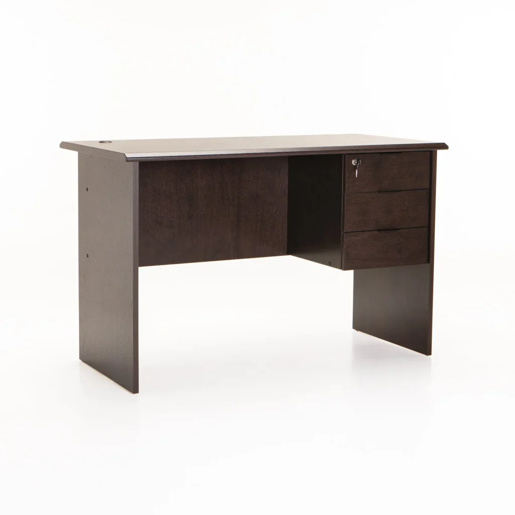 SOHO 120cm DELUXE 3 DRAWER DESK - Wenge