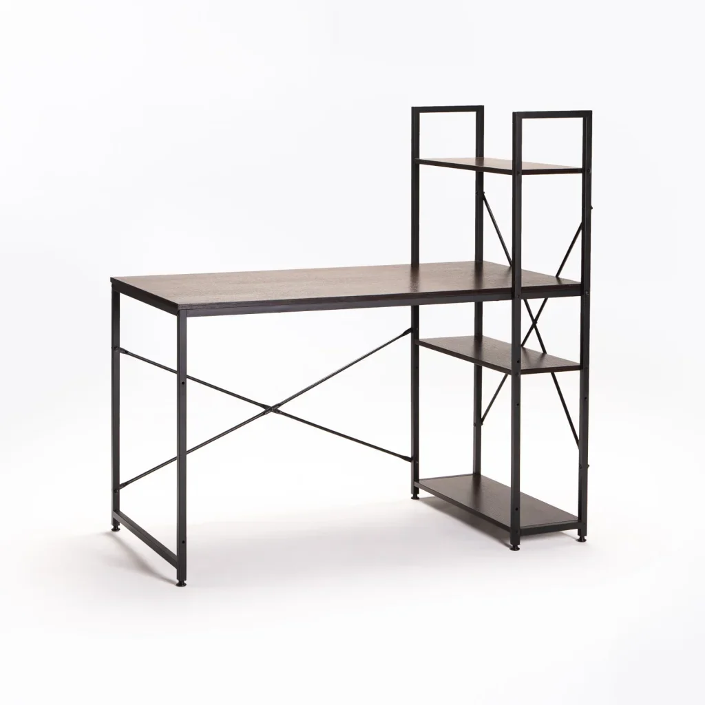 OMEGA 120cm DESK WITH SHELF - Wenge