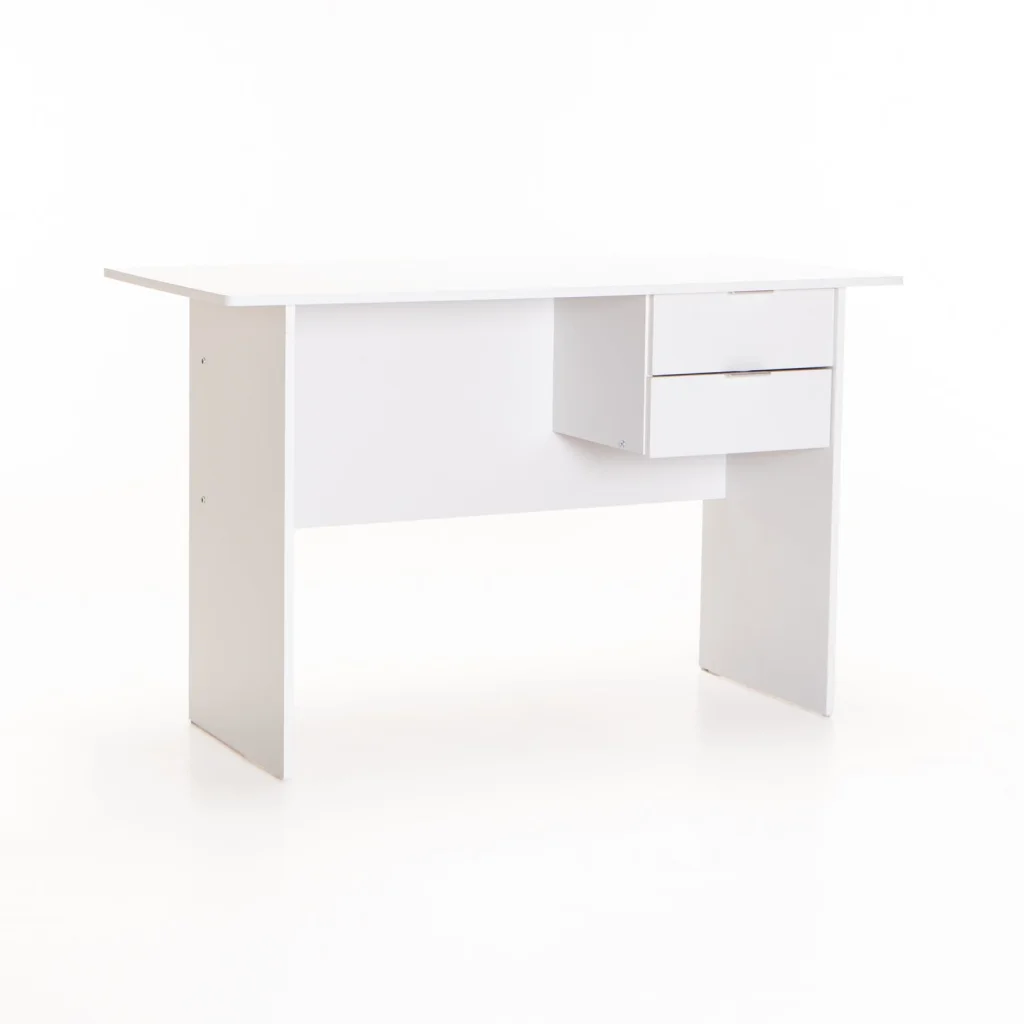 SOHO 120cm 2 DRAWER DESK - White
