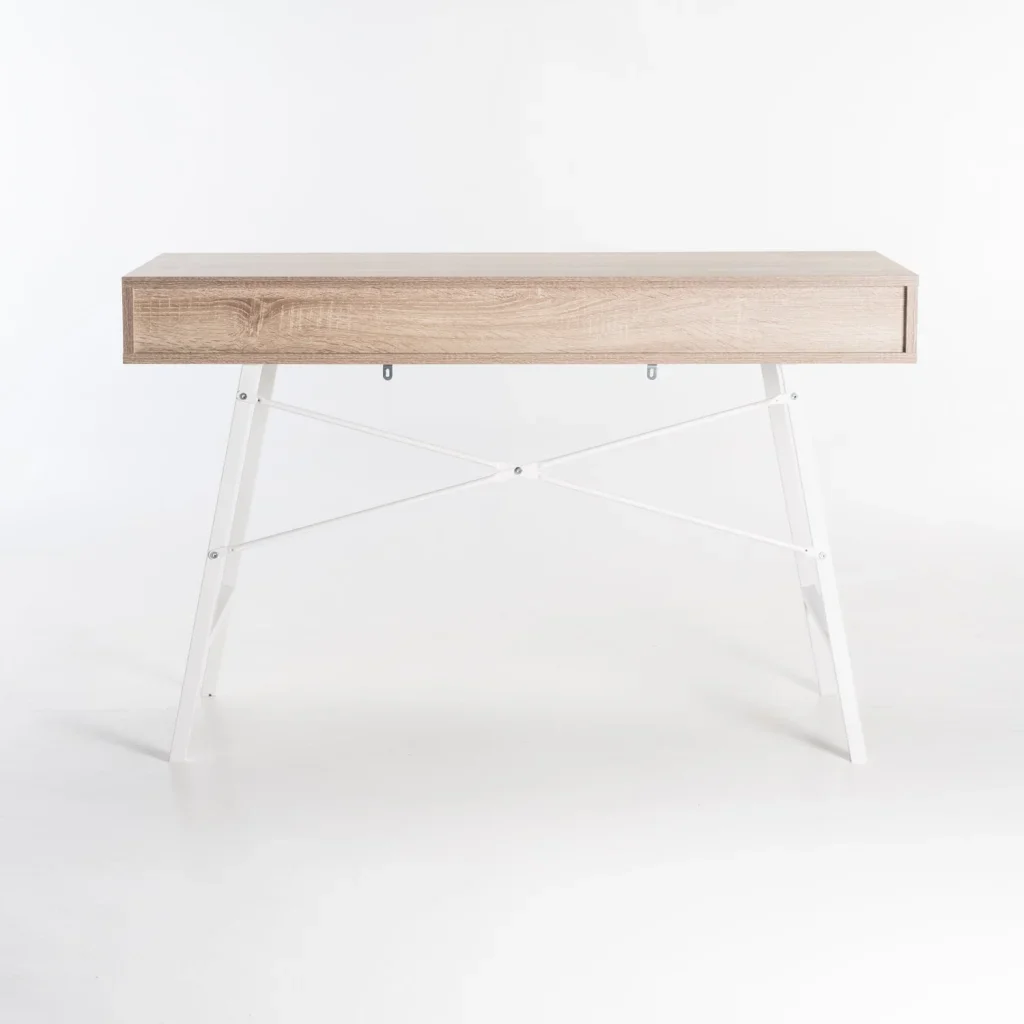 LUCA 120cm DESK - Oak/White