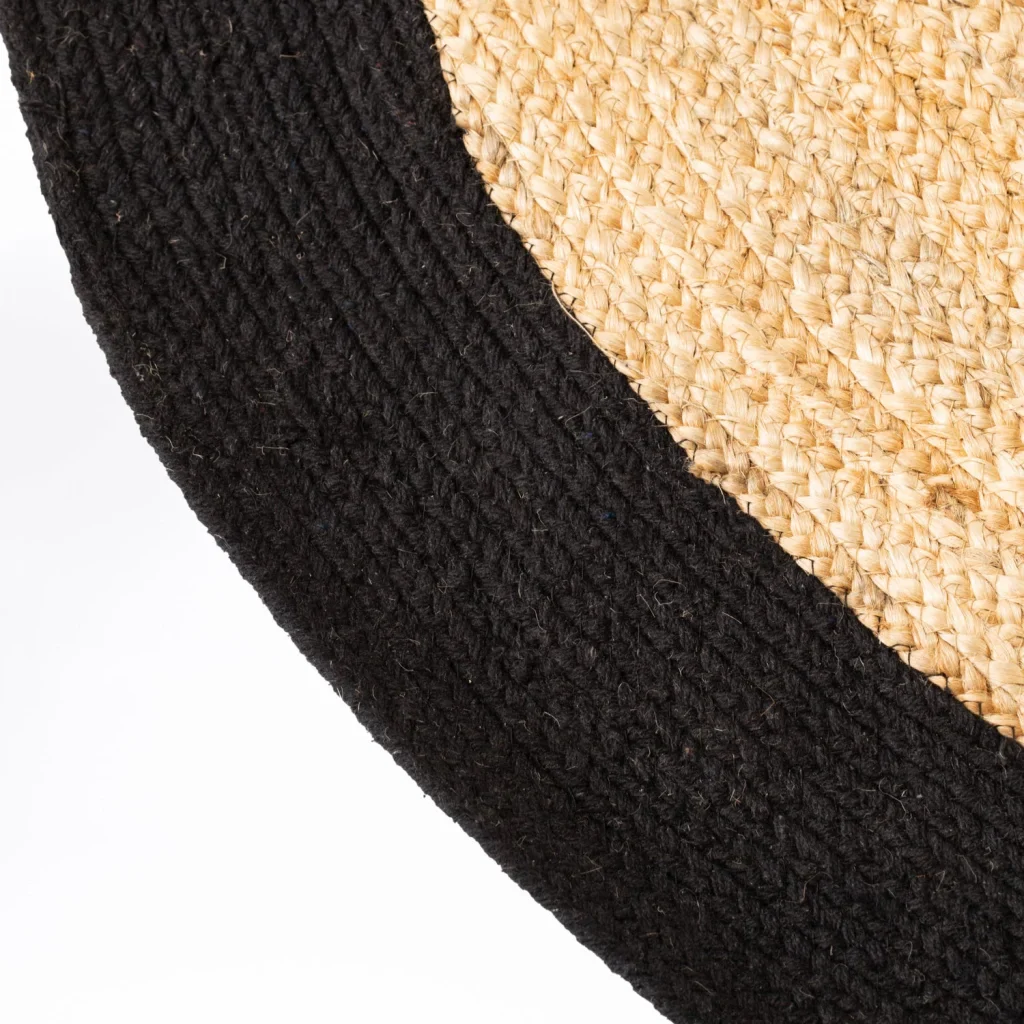 RIA ROUND JUTE RUG 120CM