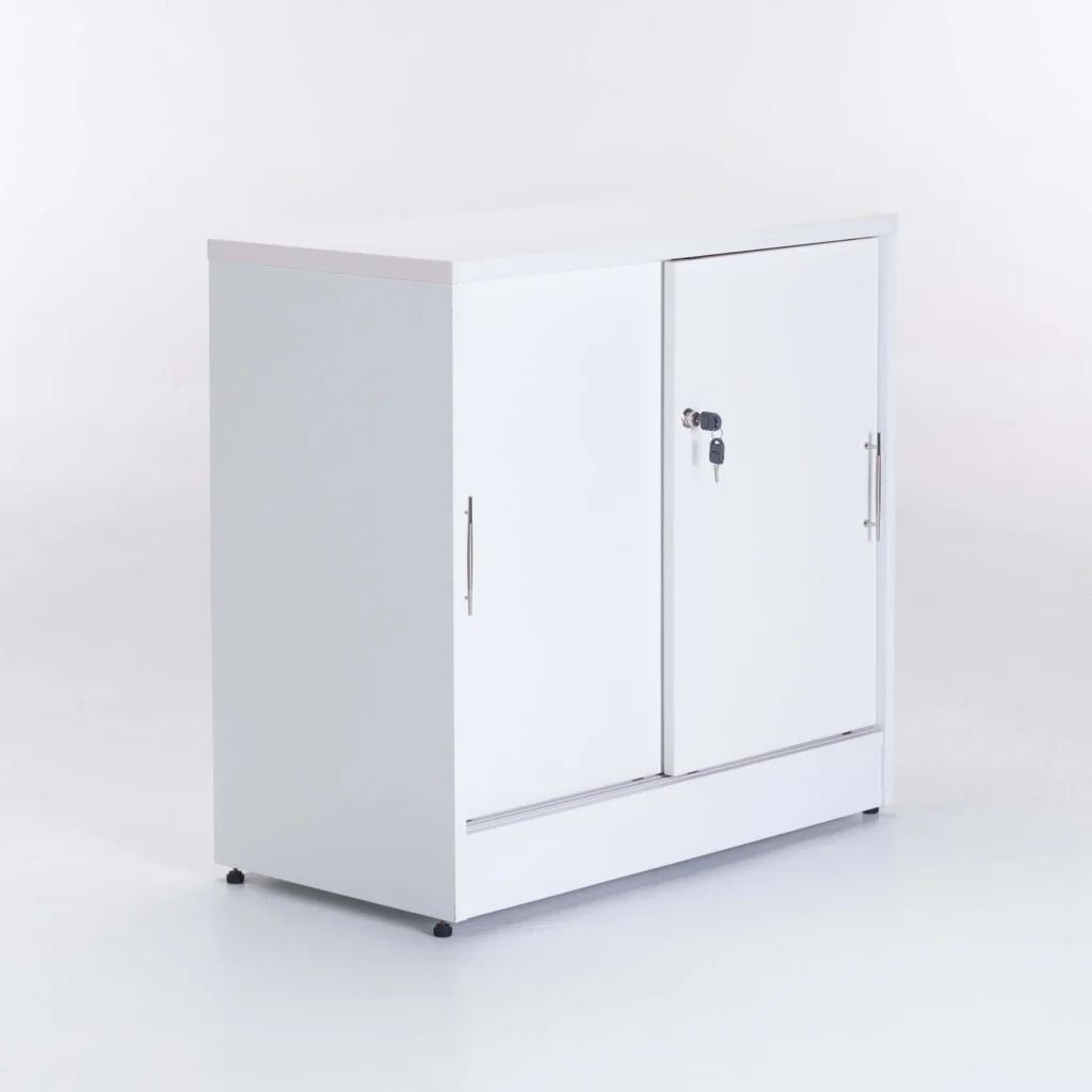 AXA 2 DOOR CABINET - WHITE