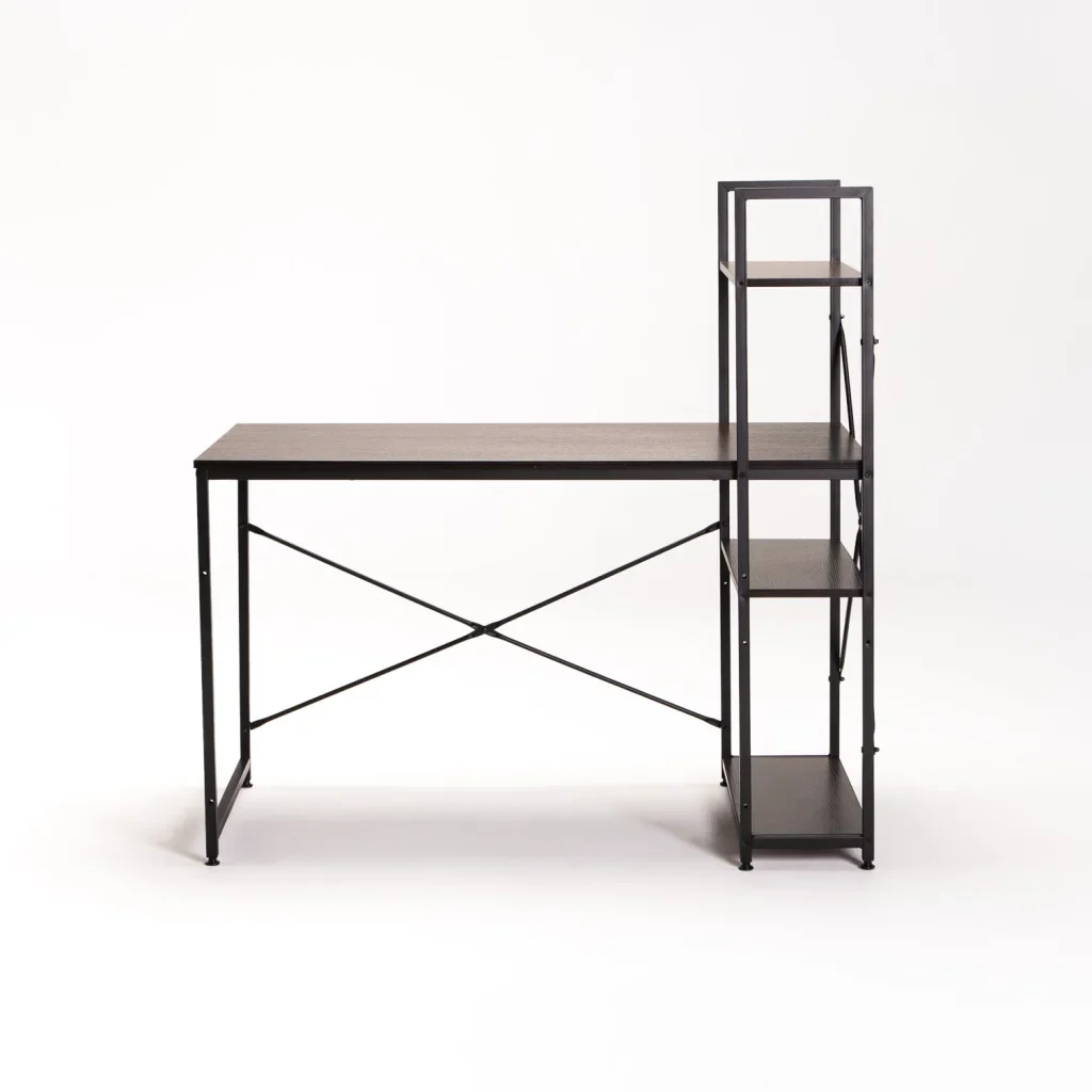 OMEGA 120cm DESK WITH SHELF - WENGE
