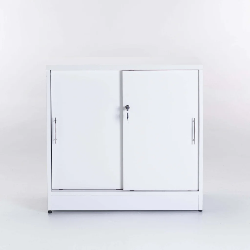 AXA 2 DOOR CABINET - WHITE