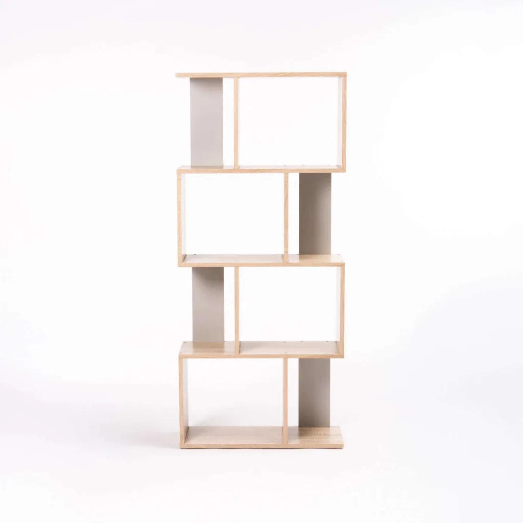 AIR MODULAR 4 SHELF UNIT - LIGHT OAK