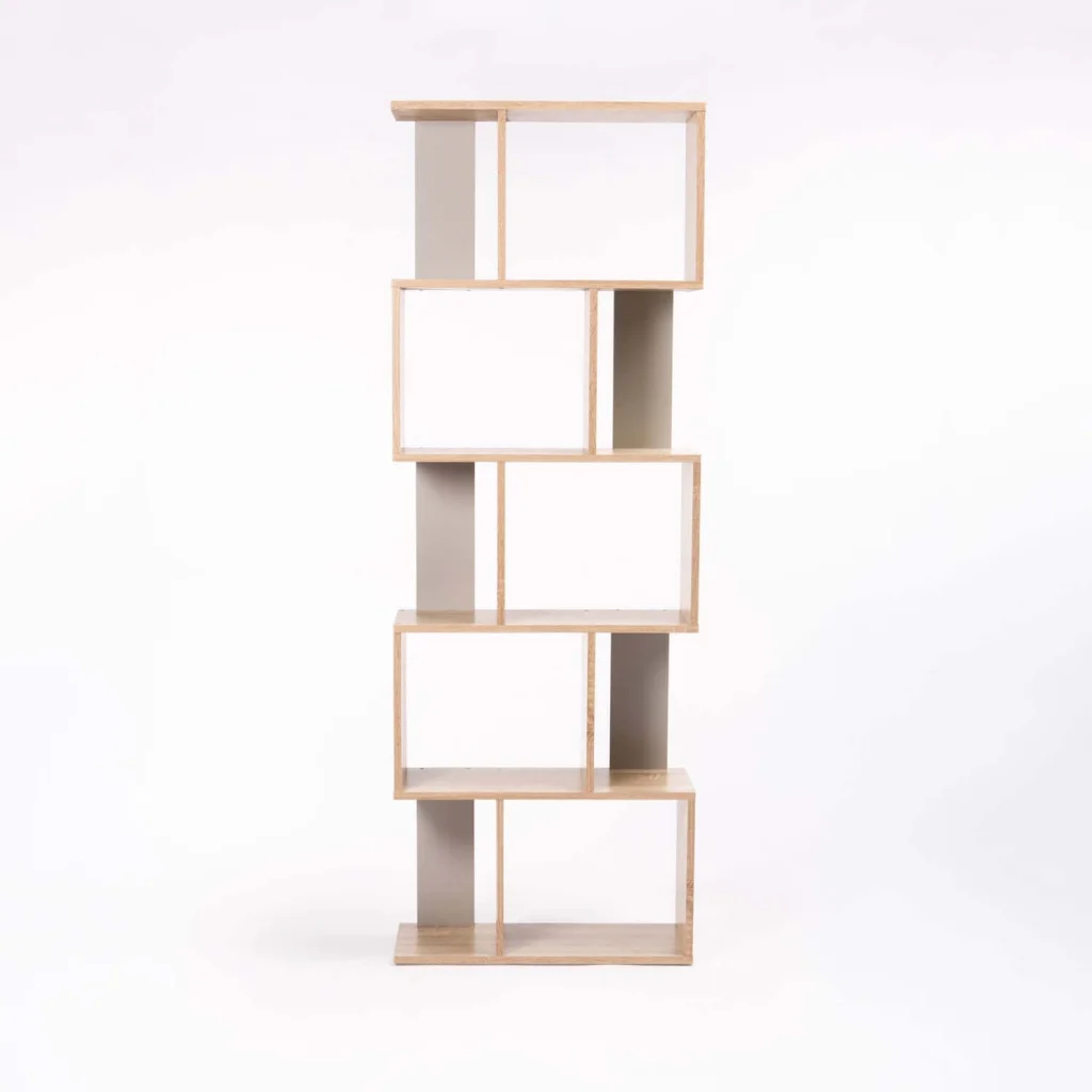 AIR MODULAR 5 SHELF UNIT - LIGHT OAK
