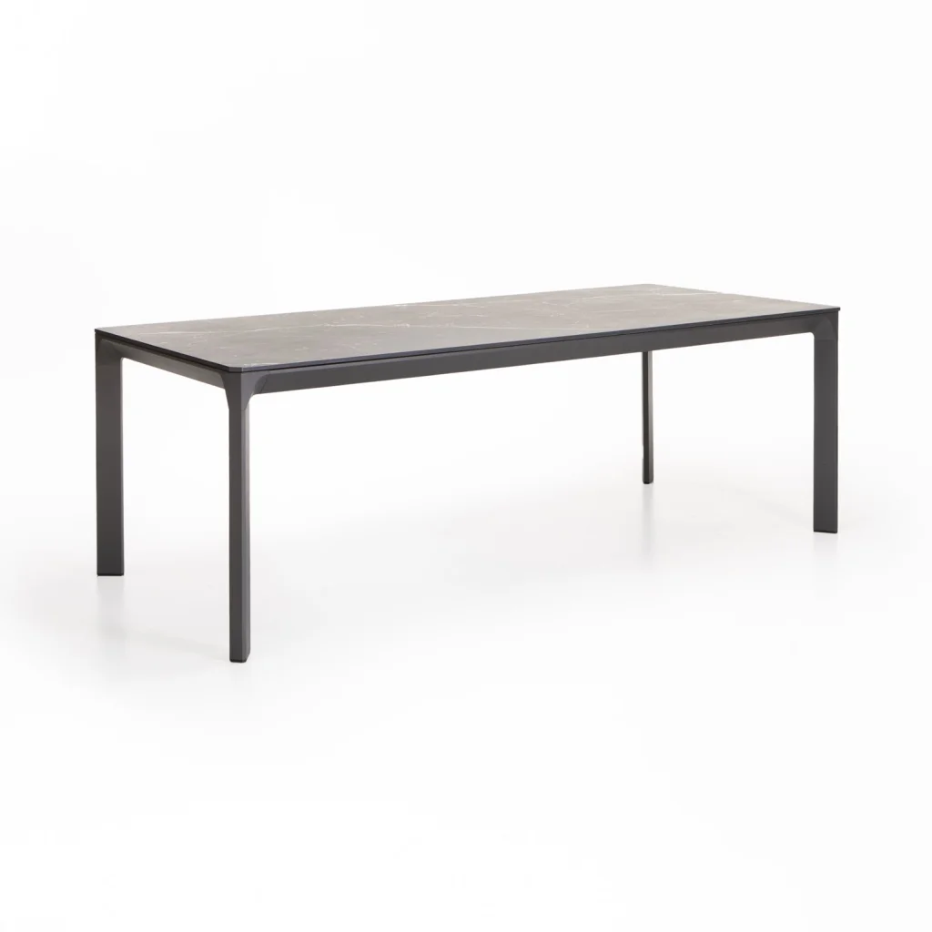 BORNEO STONE TOP 6-8 SEATER OUTDOOR TABLE 180 x 90 CM