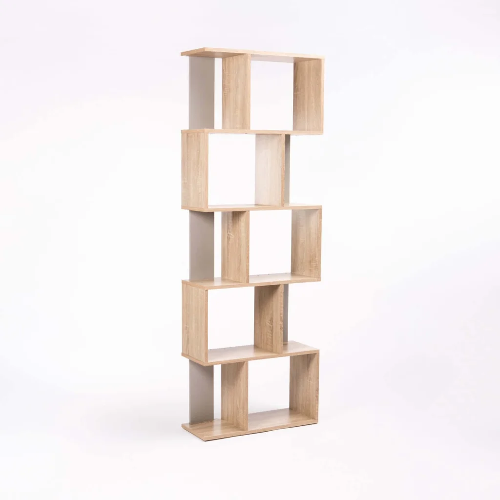 AIR MODULAR 5 SHELF UNIT - LIGHT OAK