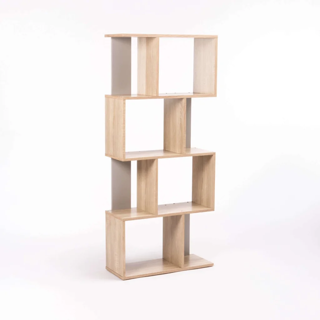 AIR MODULAR 4 SHELF UNIT - LIGHT OAK