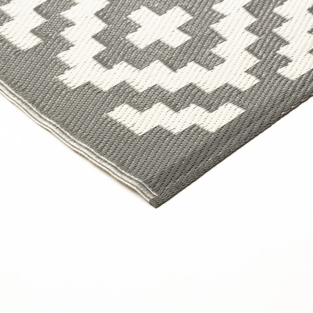 MENO M1 INDOOR/OUTDOOR RUG  150 x 230 CM (GREY/ WHITE)