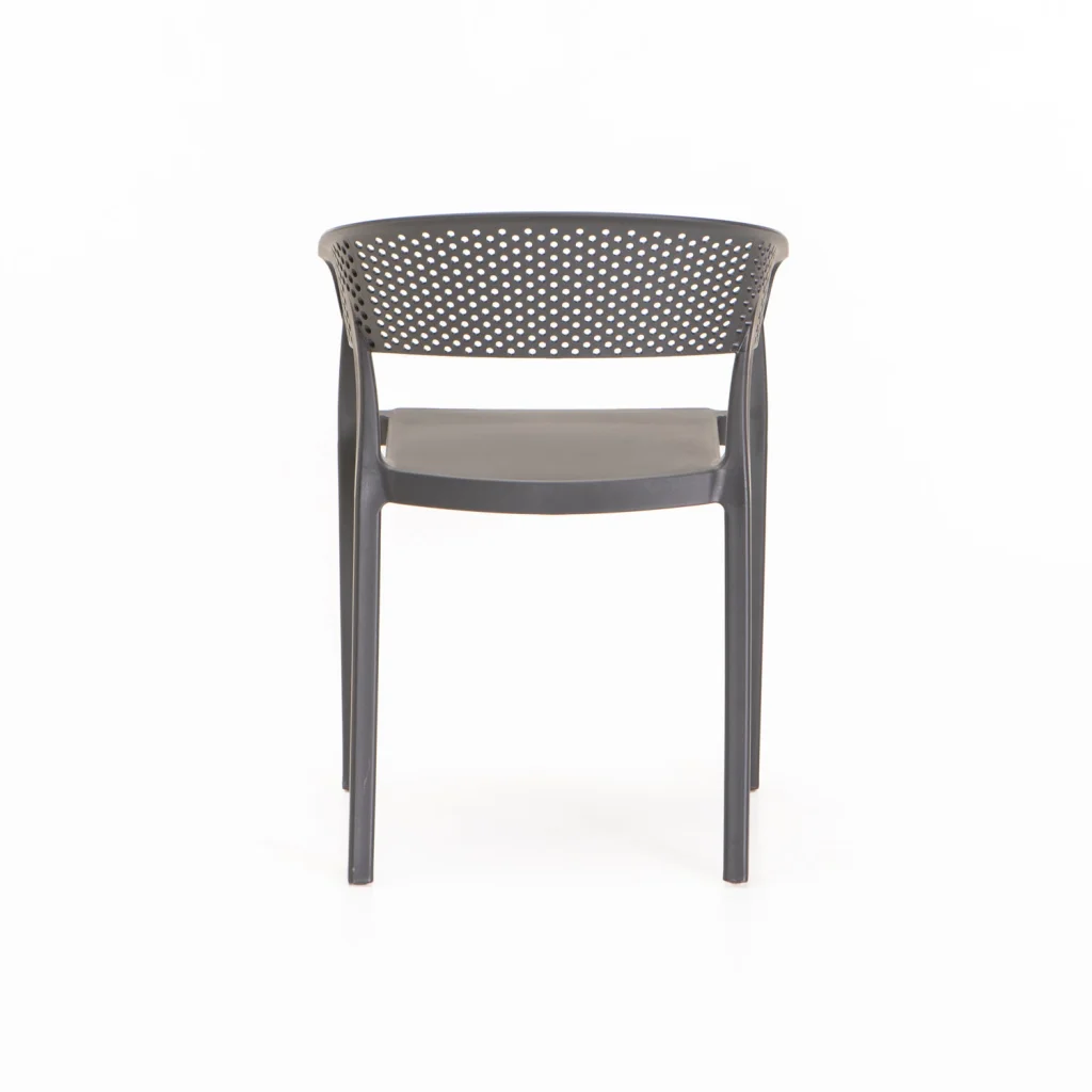 SAMUI INDOOR/OUTDOOR CHAIR WITH ARMS - DARK GREY