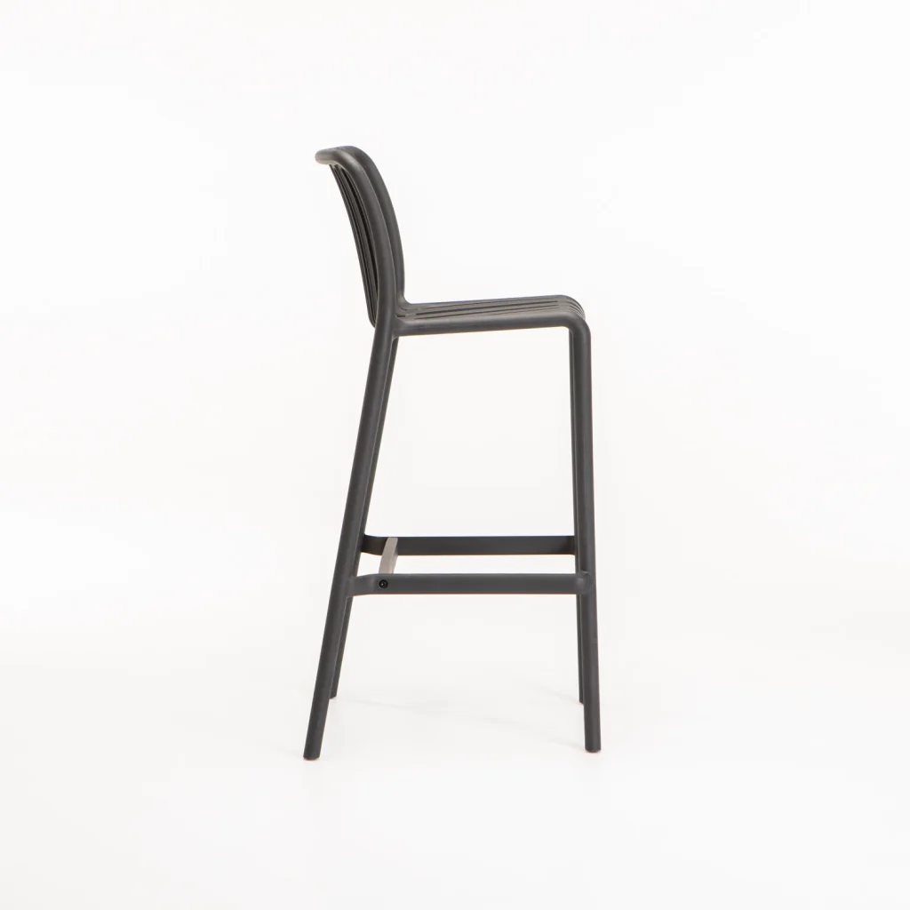 MAJORCA INDOOR/OUTDOOR BARSTOOL - DARK GREY