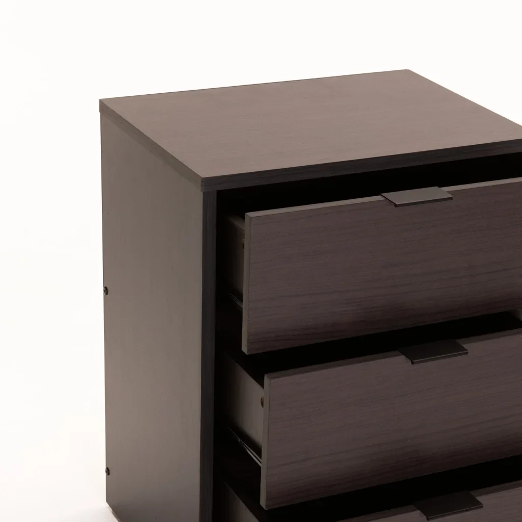 KAPPY 3 DRAWER PEDESTAL - WENGE