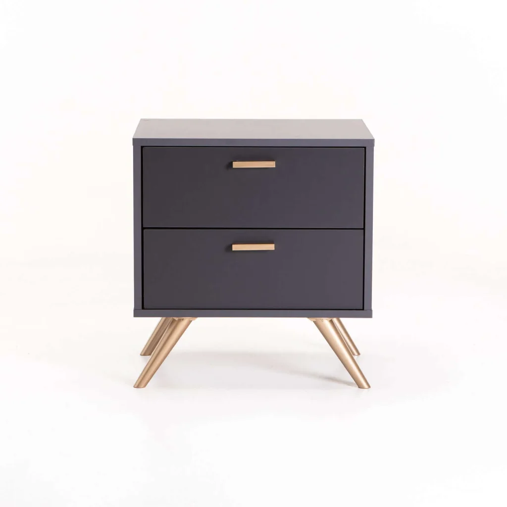 LENA 2 DRAWER PEDESTAL - GREY