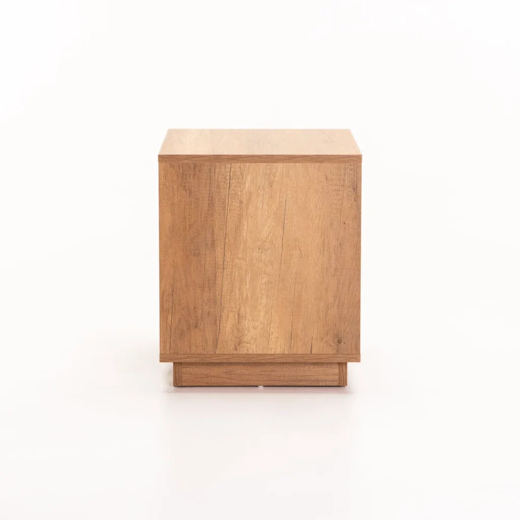 CENTO 1 DRAWER PEDESTAL - WILD OAK/ BLACK