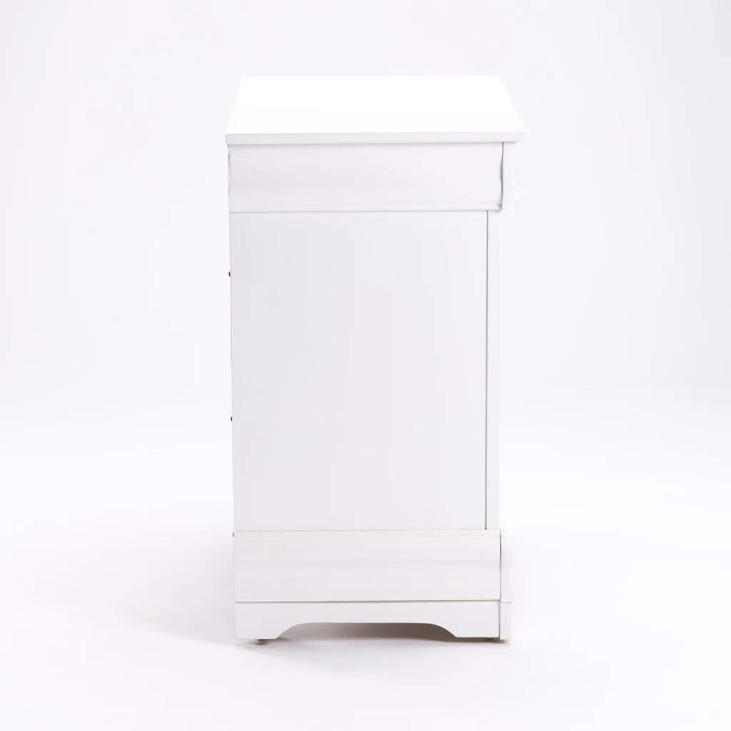 LOUISE 2 DRAWER PEDESTAL - WHITE