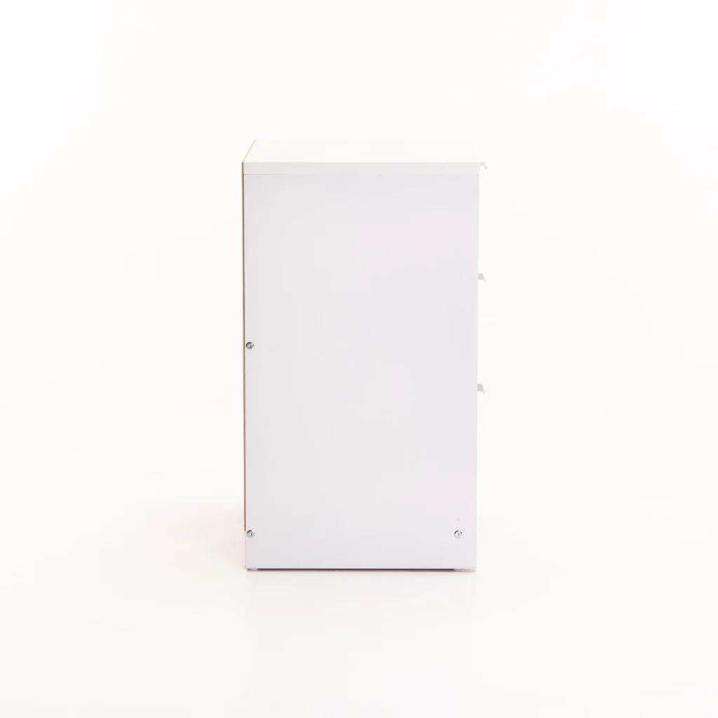 KAPPY 3 DRAWER PEDESTAL - WHITE