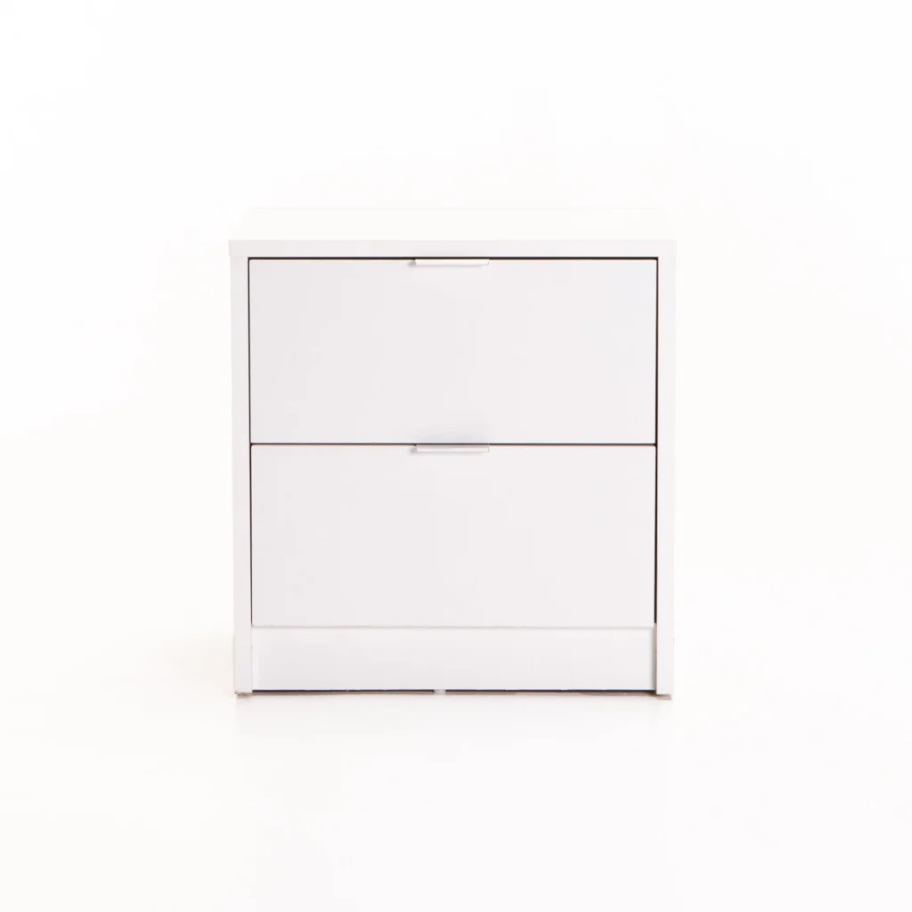 KAPPY 2 DRAWER PEDESTAL - WHITE
