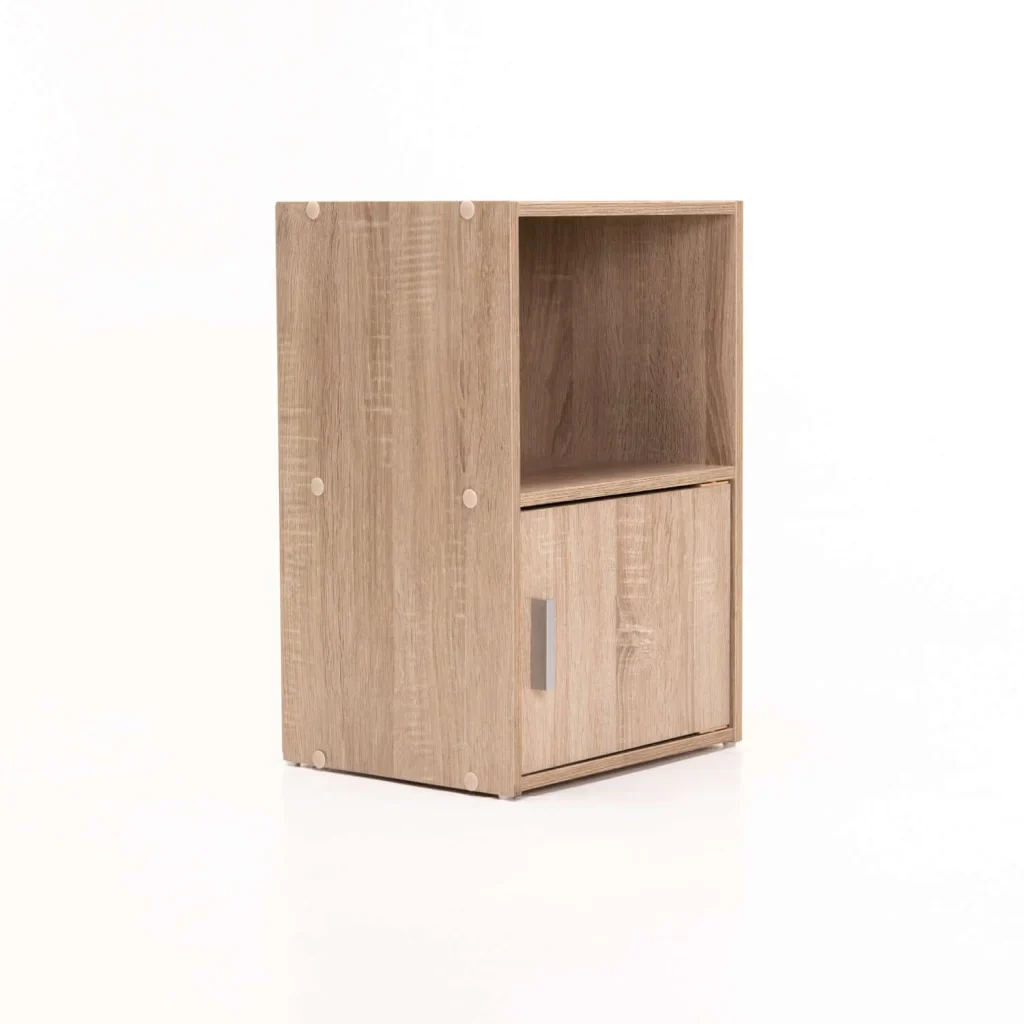 CYRUS 1 DOOR PEDESTAL - OAK