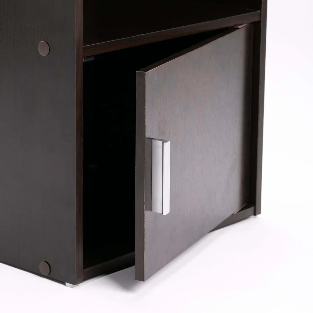 CYRUS 1 DOOR PEDESTAL -WENGE