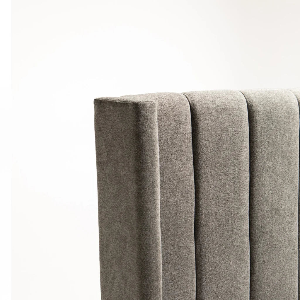 BRIA FABRIC HEADBOARD (QUEEN) - LIGHT GREY