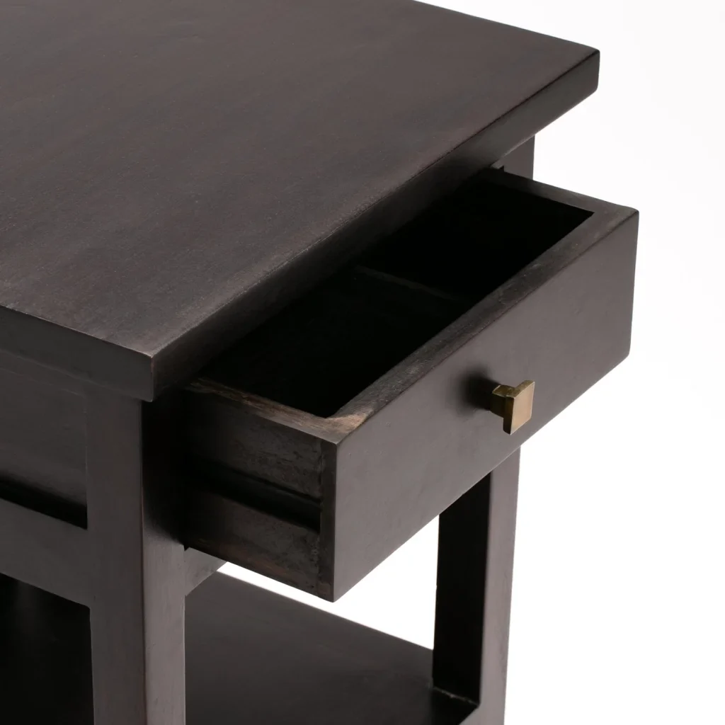 TIKKA 1 DRAWER PEDESTAL - MAHOGANY