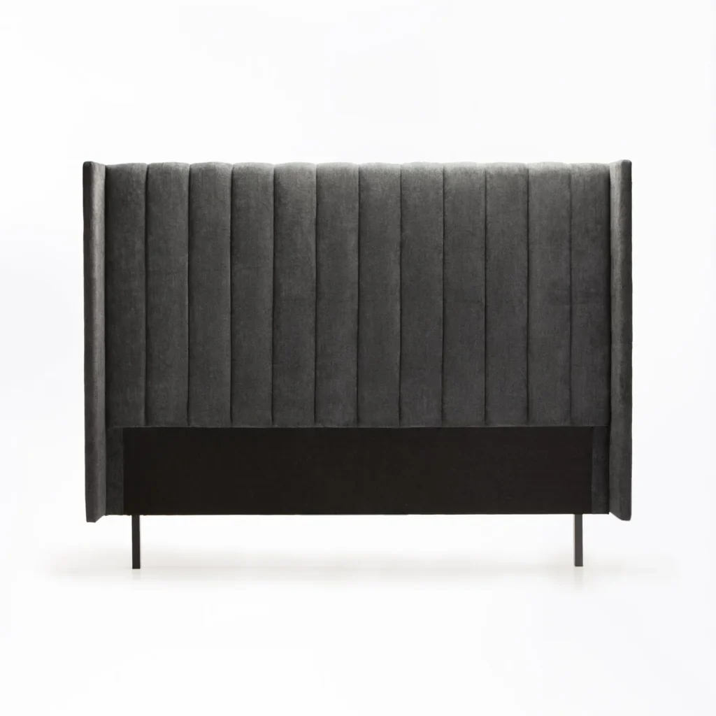 BRIA FABRIC HEADBOARD (QUEEN) - DARK GREY