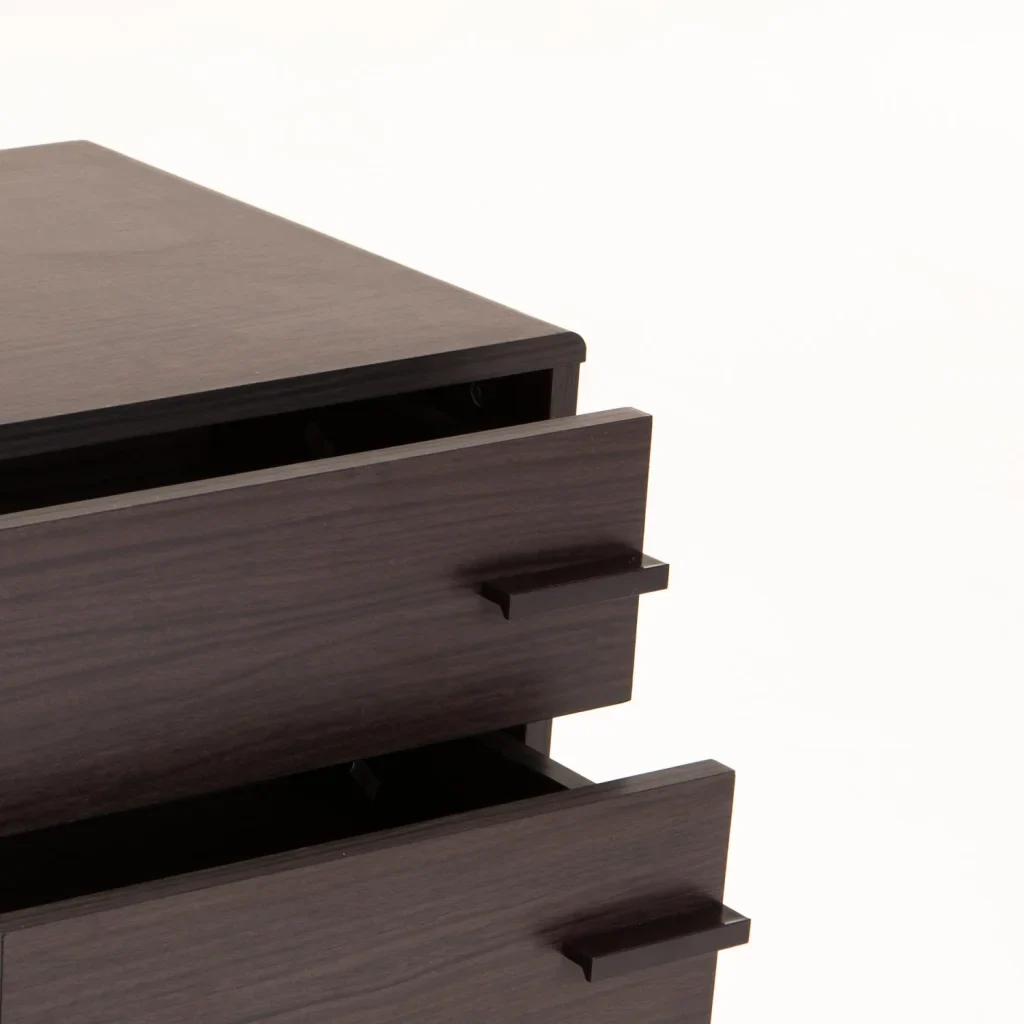 ZETA 2 DRAWER PEDESTAL- WENGE