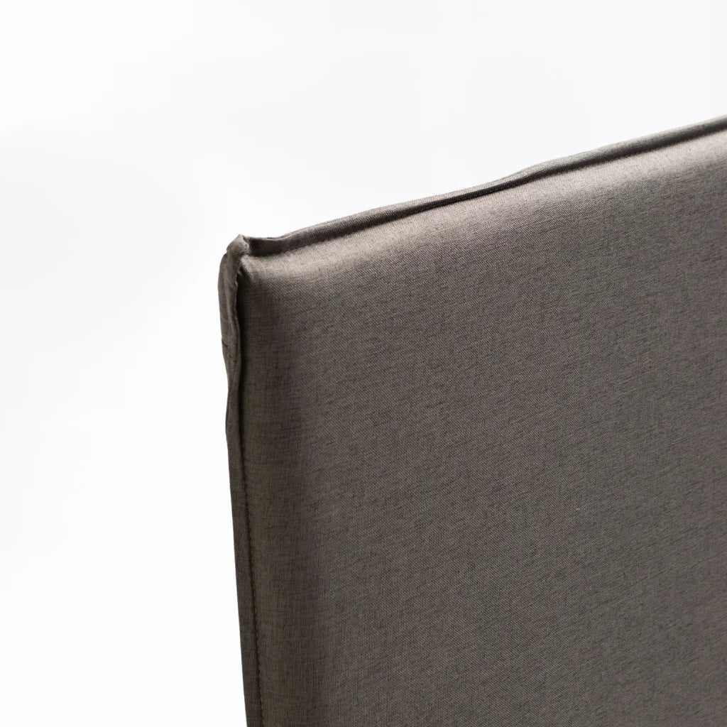 ZOE FABRIC HEADBOARD (3/4) - DARK GREY