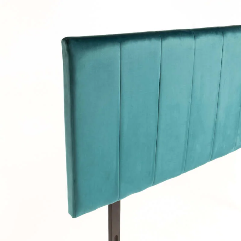GIGI VELVET TOUCH HEADBOARD (QUEEN) - TEAL