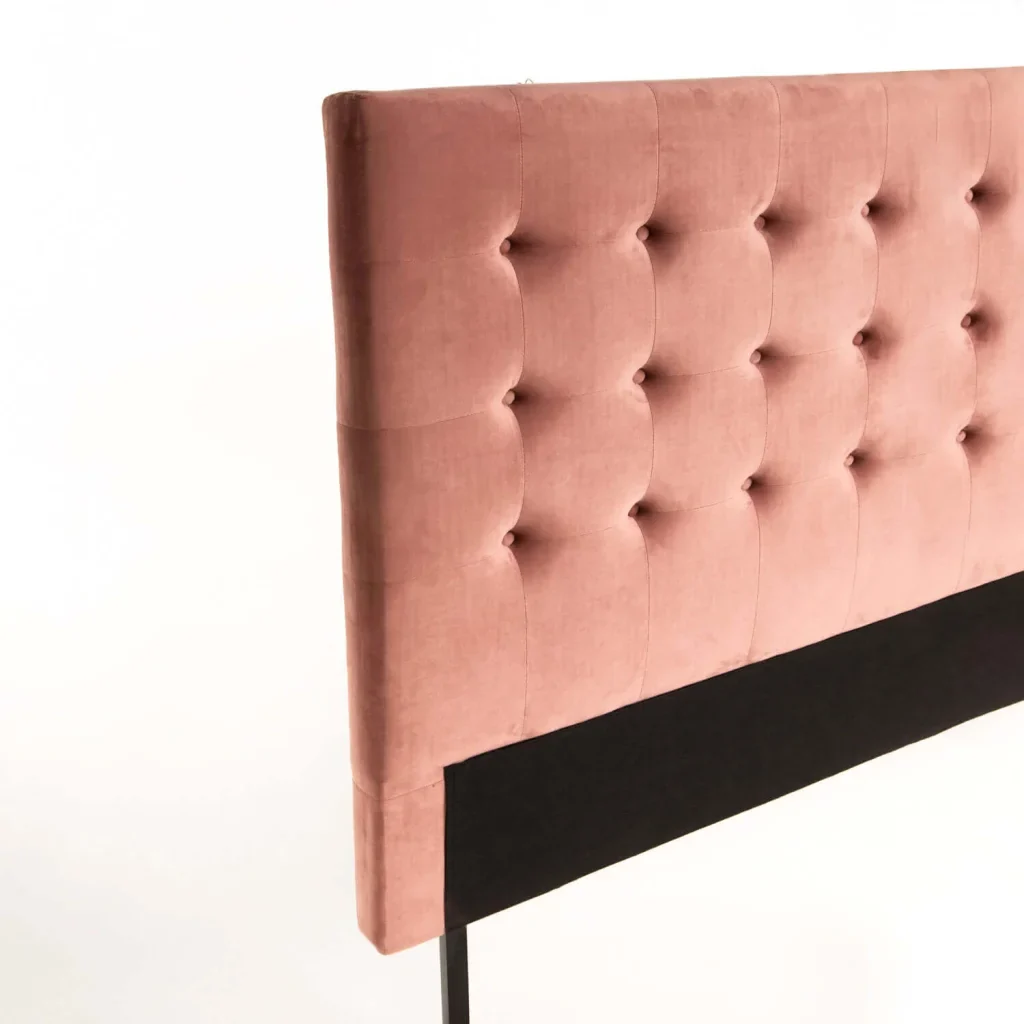 COCO VELVET TOUCH HEADBOARD (QUEEN) - BLUSH