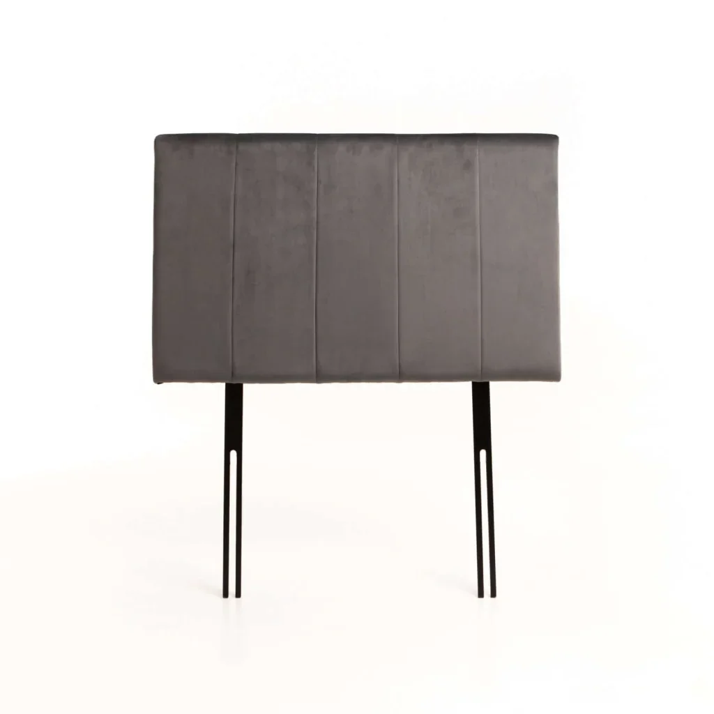 GIGI VELVET TOUCH HEADBOARD (SINGLE) - GREY