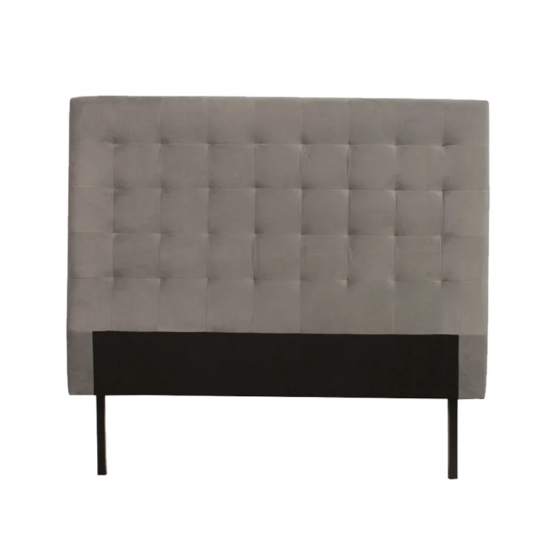 DANI VELVET TOUCH HEADBOARD (QUEEN) - LIGHT GREY