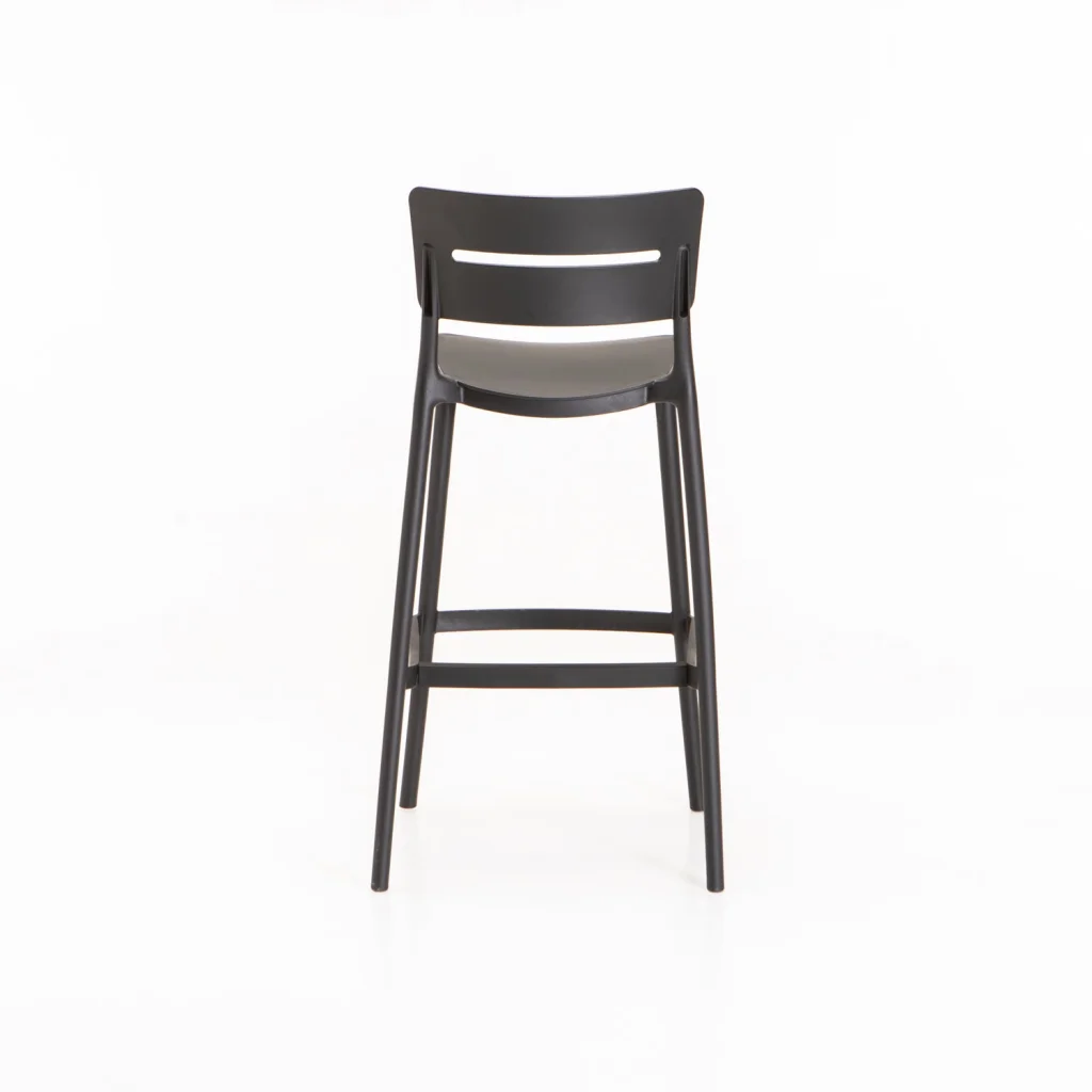 LEMNOS INDOOR/OUTDOOR BARSTOOL - BLACK
